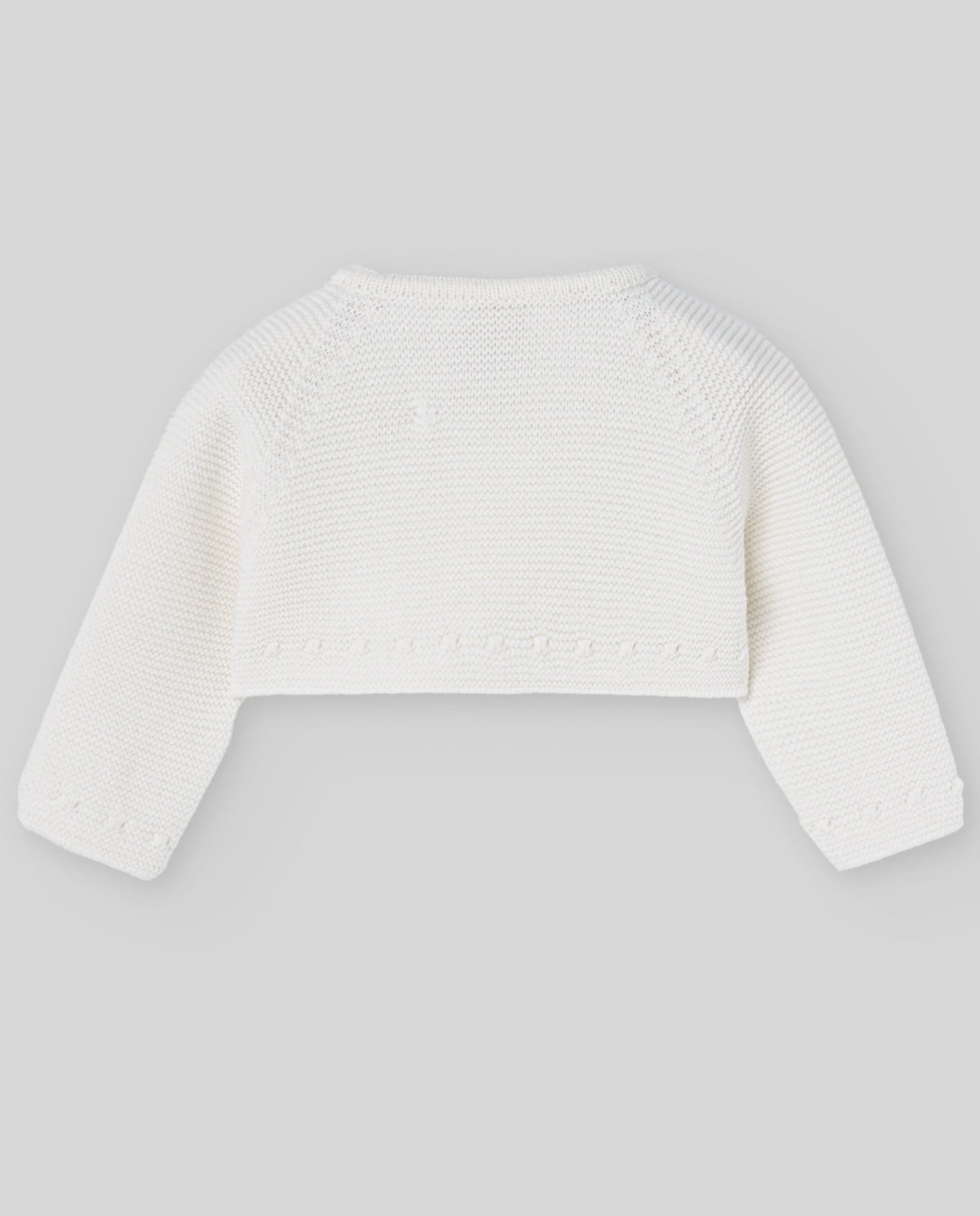 PAZ RODRIGUEZ Giacchino Corto Lana Merino Extrafine Panna Autunno-Inverno