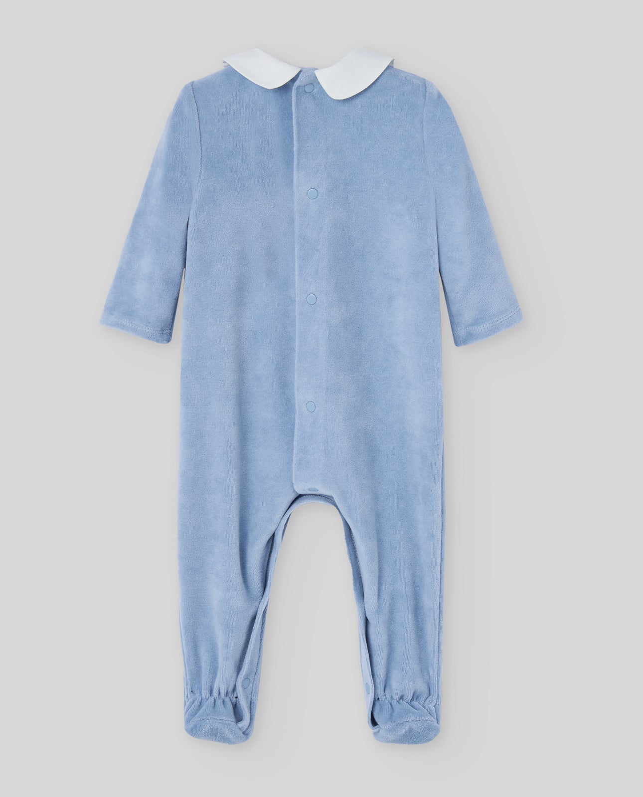 PAZ RODRIGUEZ Tutina Ciniglia Azzurro Polvere-Bianco Autunno-Inverno