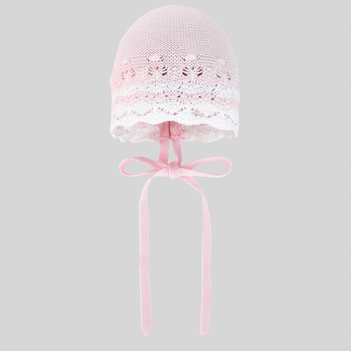 PAZ RODRIGUEZ 2-piece playsuit + cap Organic Cotton Thread Chalk Pink-White