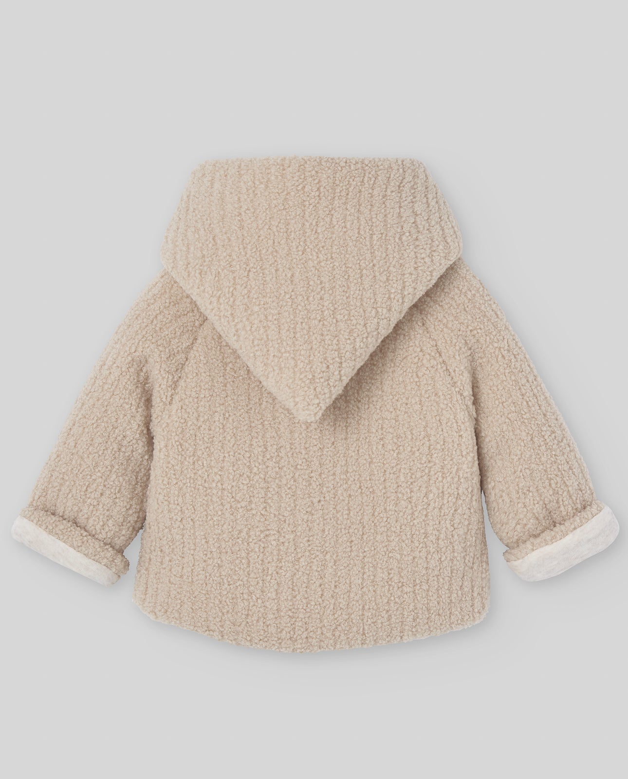 PAZ RODRIGUEZ Cappottino con Cappuccio Bouclé Angora