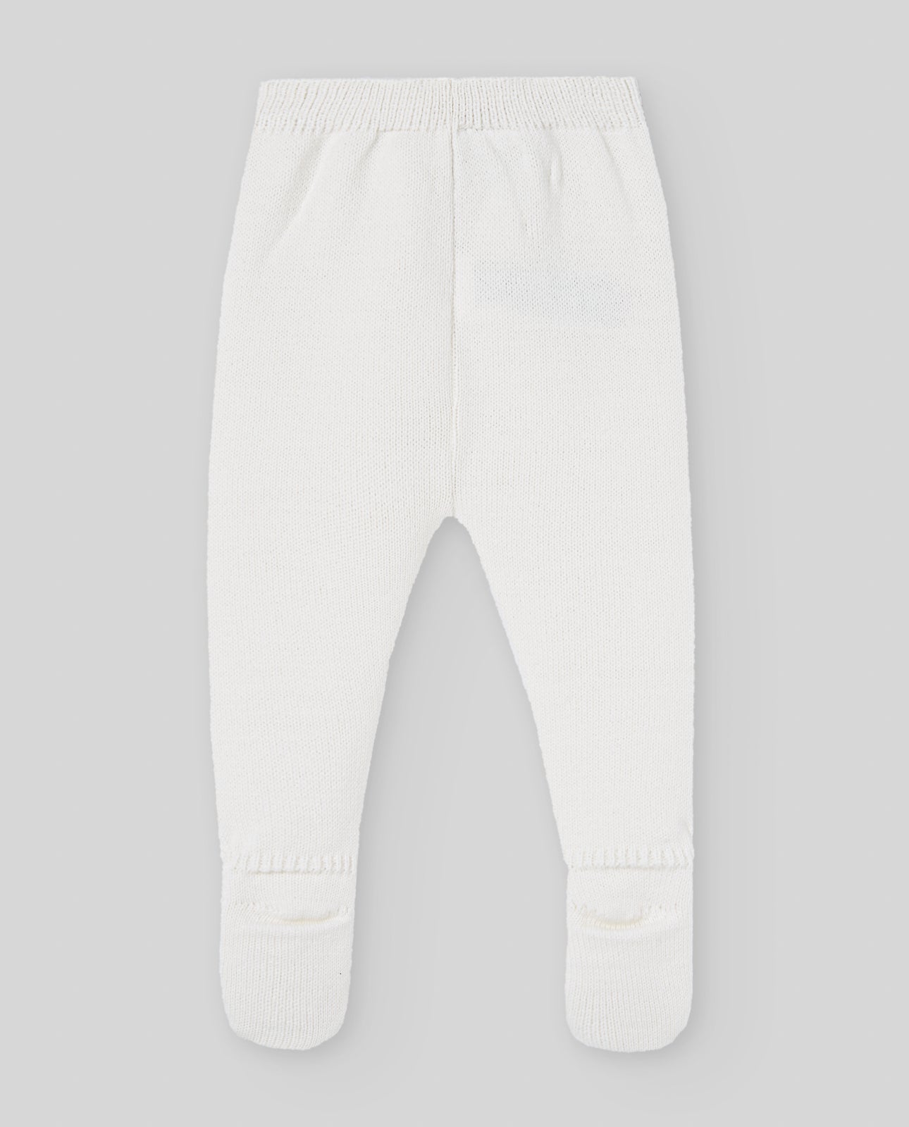 PAZ RODRIGUEZ Set tutina due pezzi con cuffia lana merino extrafine panna Autunno-Inverno