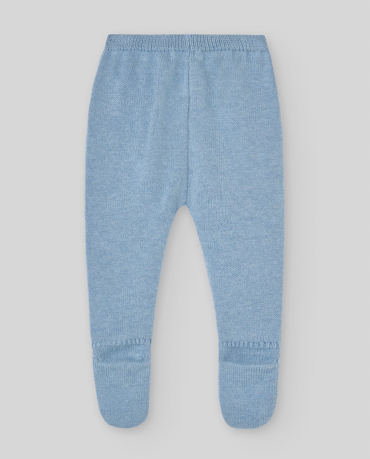 PAZ RODRIGUEZ Tutina 2 Pezzi + Cappellino Cotone-Cashmere Azzurro Polvere-Crema Autunno-Inverno