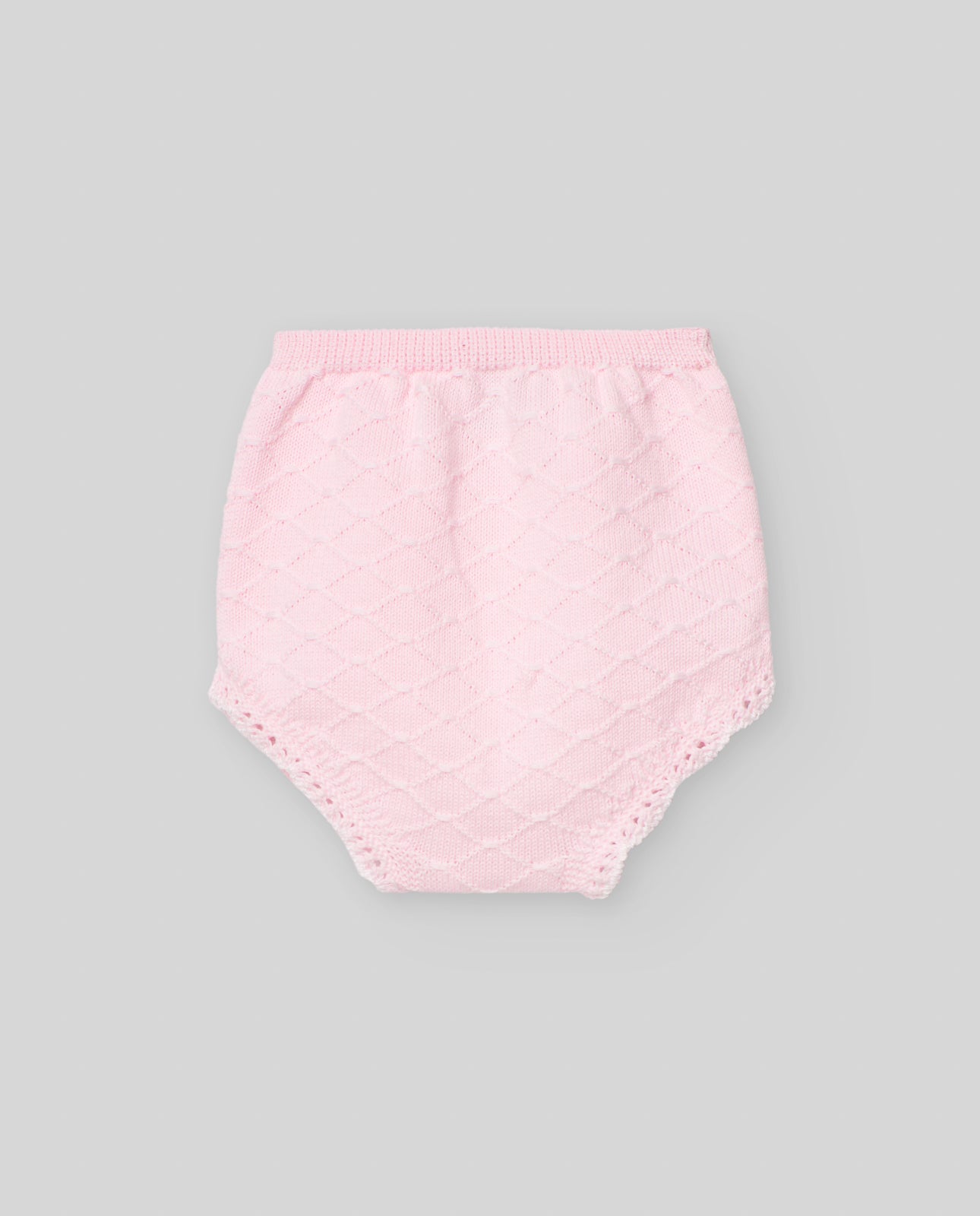 PAZ RODRIGUEZ Completo 2 Pezzi Maglia+Coulotte Filo Cotone Rosa Primavera-Estate