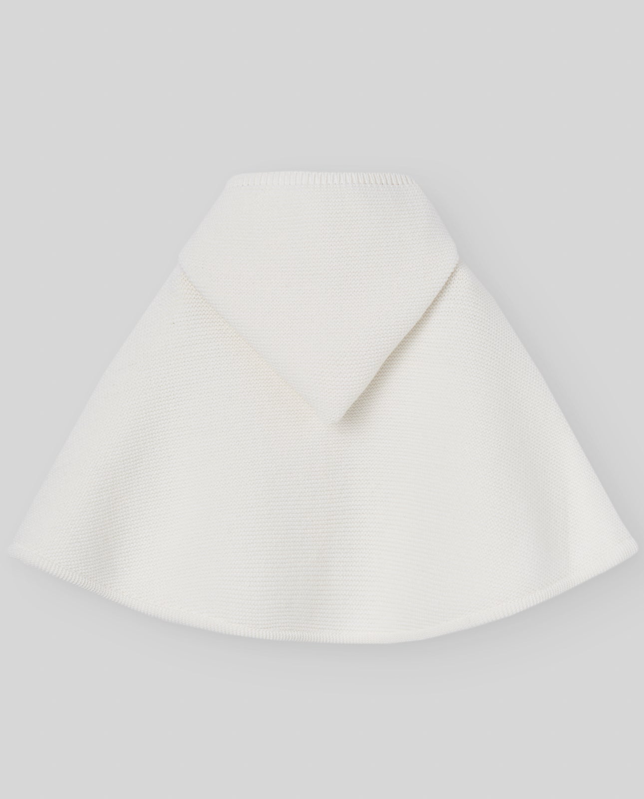 PAZ RODRIGUEZ Mantella con Cappuccio in Lana Merino Extrafine panna Autunno-Inverno