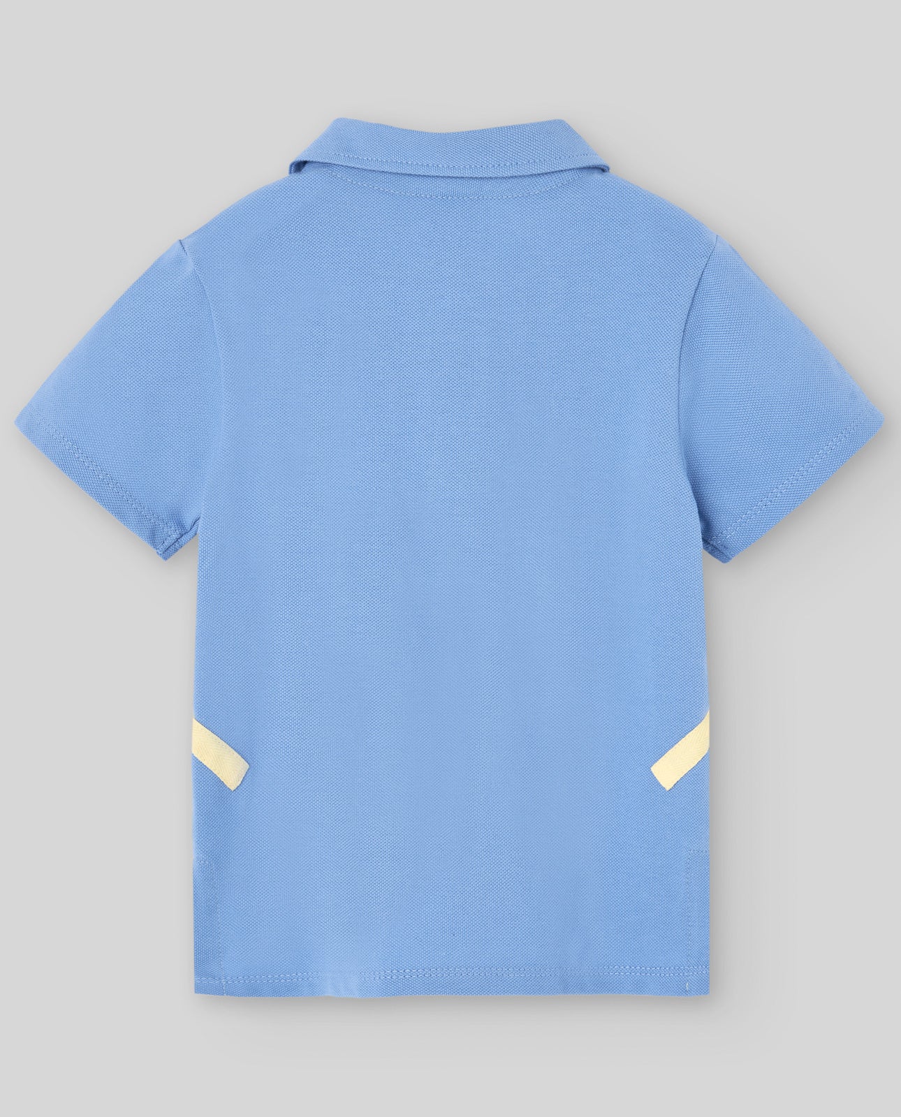 PAZ RODRIGUEZ Polo Piquet Cotone Azzurro Polvere-Giallo Primavera-Estate