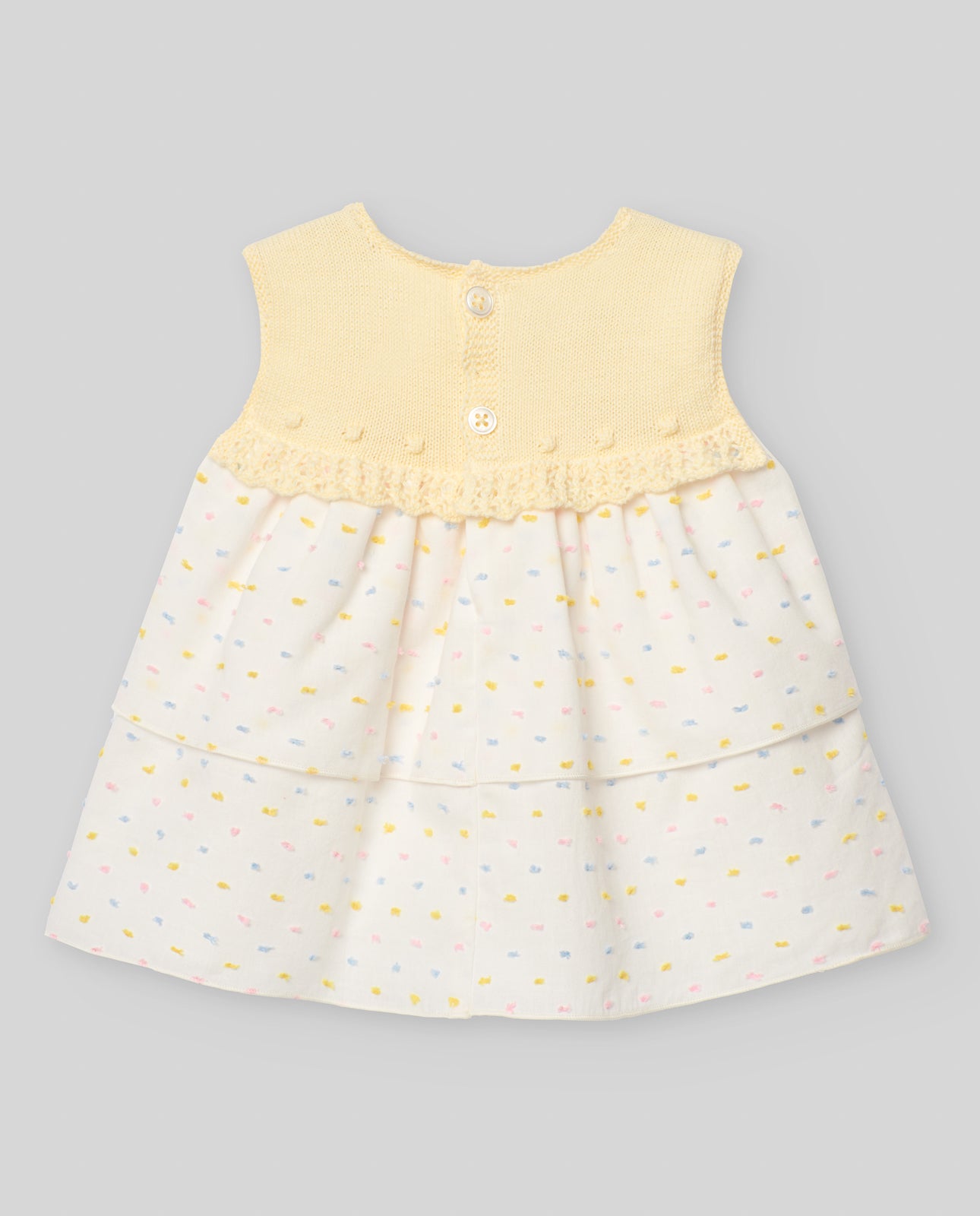 PAZ RODRIGUEZ Vestitino Cotone Multicolore Giallo Primavera-Estate