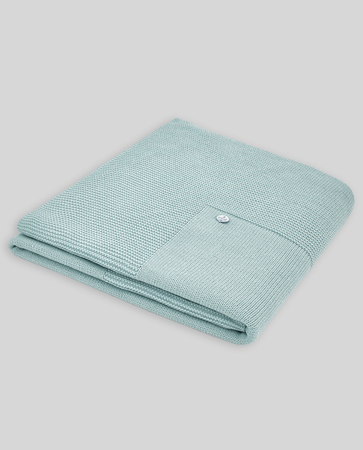 PAZ RODRIGUEZ Coperta Lana Merino Extrafine Verde Salvia Autunno-Inverno