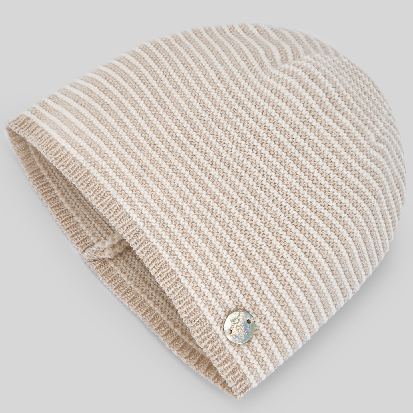 PAZ RODRIGUEZ Cappellino Cotone-Cashmere Panna-Beige Autunno-Inverno