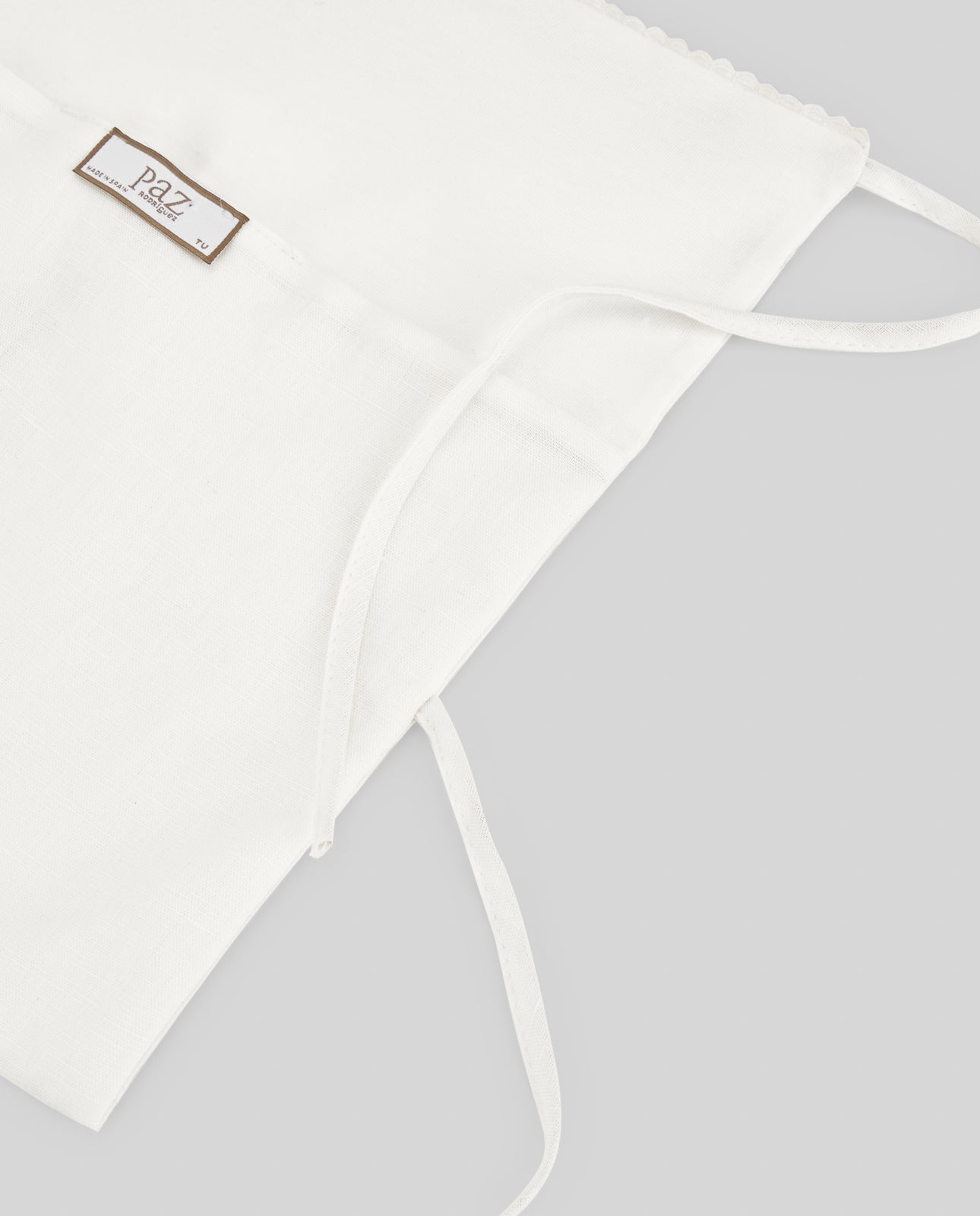 PAZ RODRIGUEZ Borsa da Toilette Baby Cotone Panna-Crema Primavera-Estate