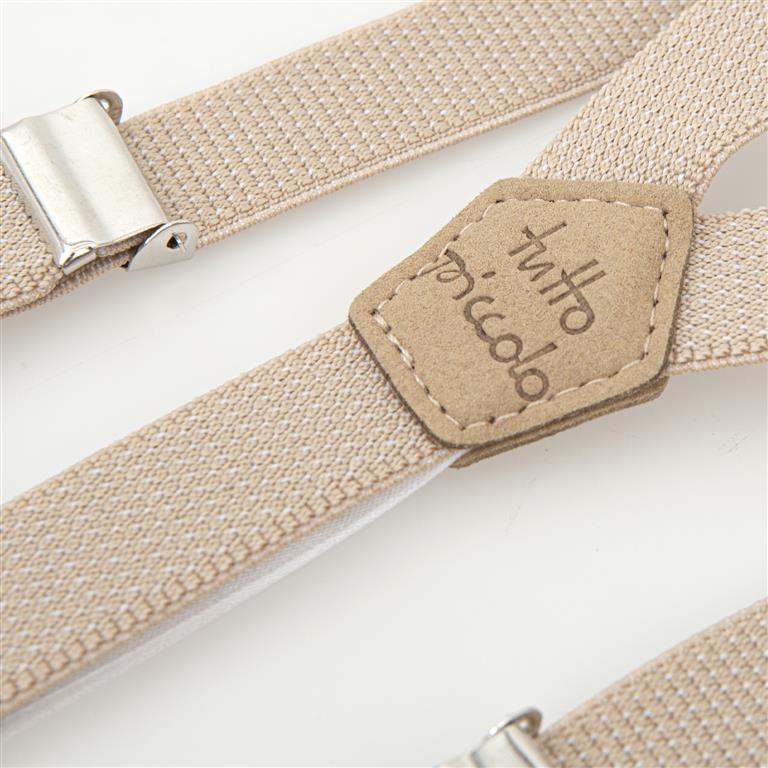 TUTTO PICCOLO Bretelle Cerimonia Sabbia