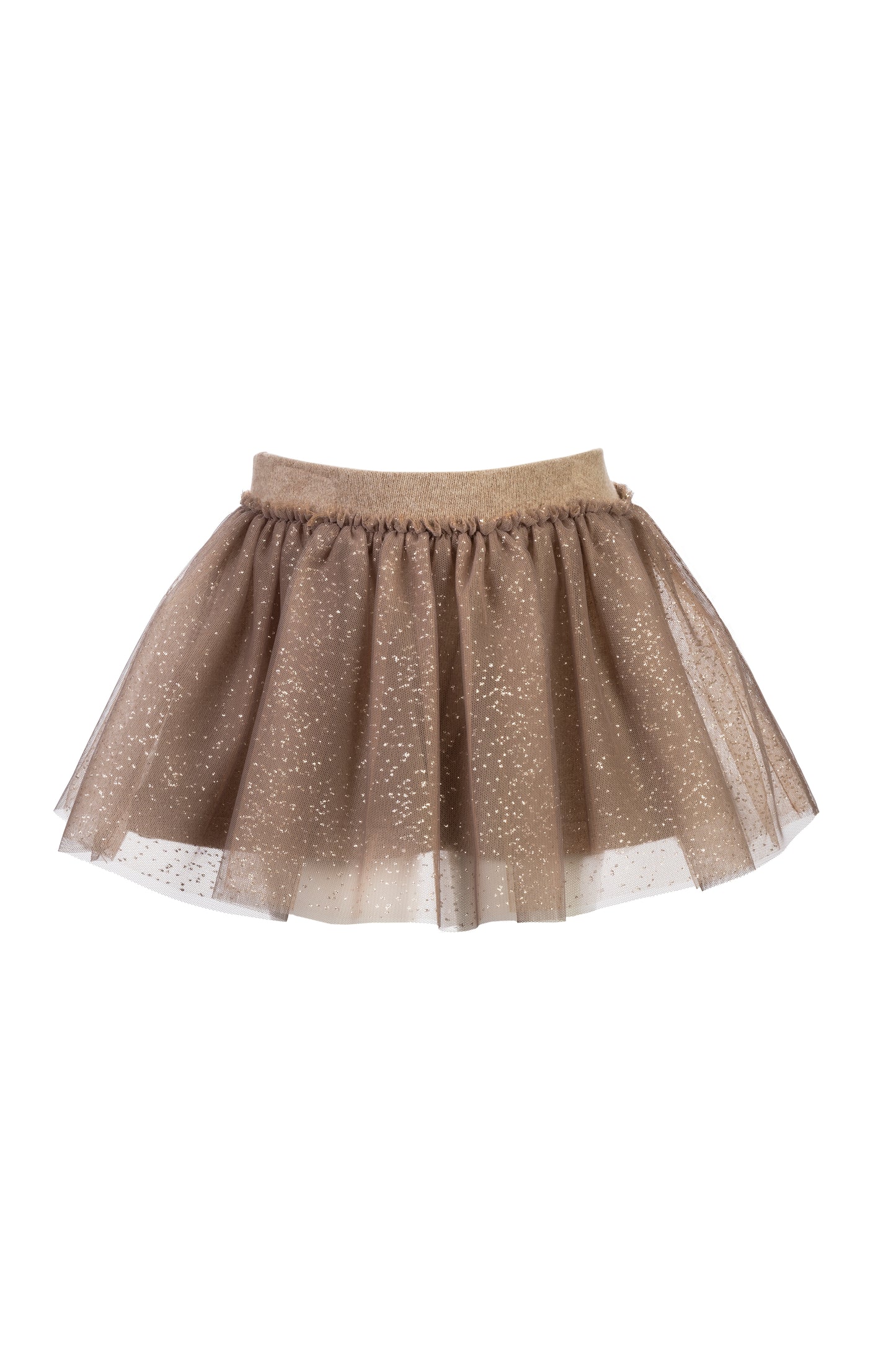 ELSY Baby Gonna Shorts Tulle Glitter Tortora Autunno-Inverno