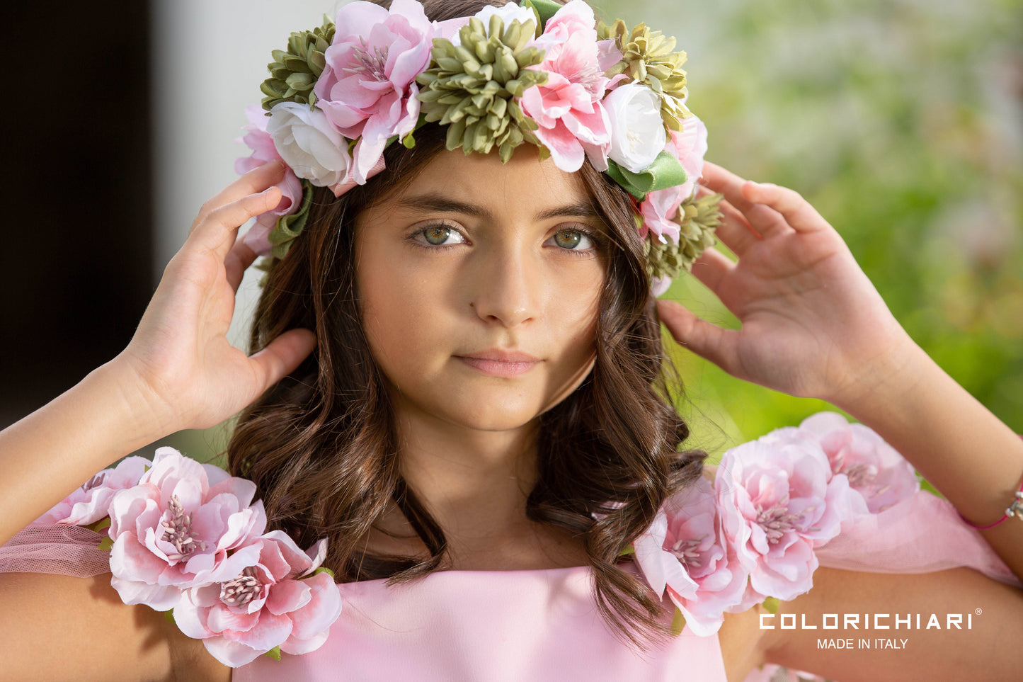 COLORICHIARI Abito Cerimonia Rosa