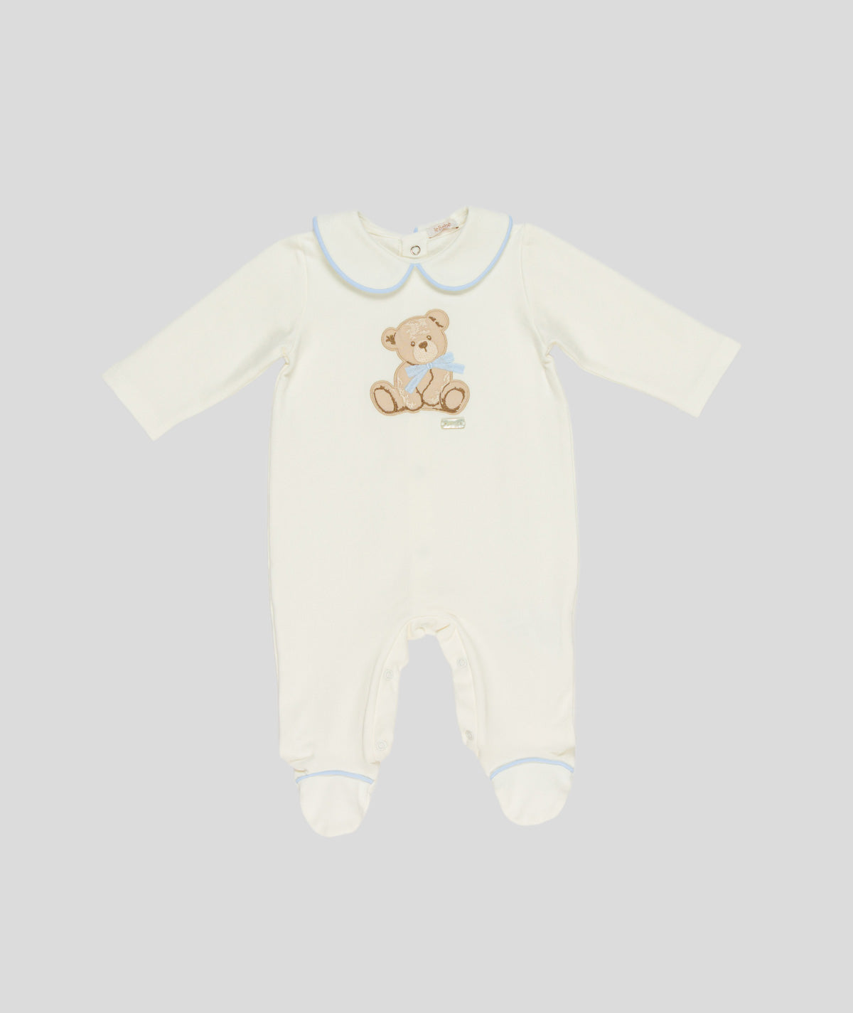LE BEBE' ENFANT Tutina Neonato Panna-Celeste Autunno-Inverno
