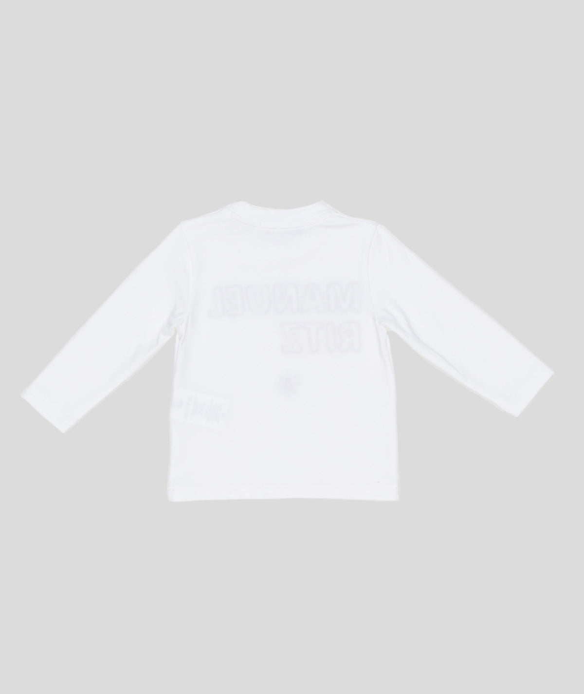 MANUEL RITZ T-Shirt Baby manica lunga Bianca
