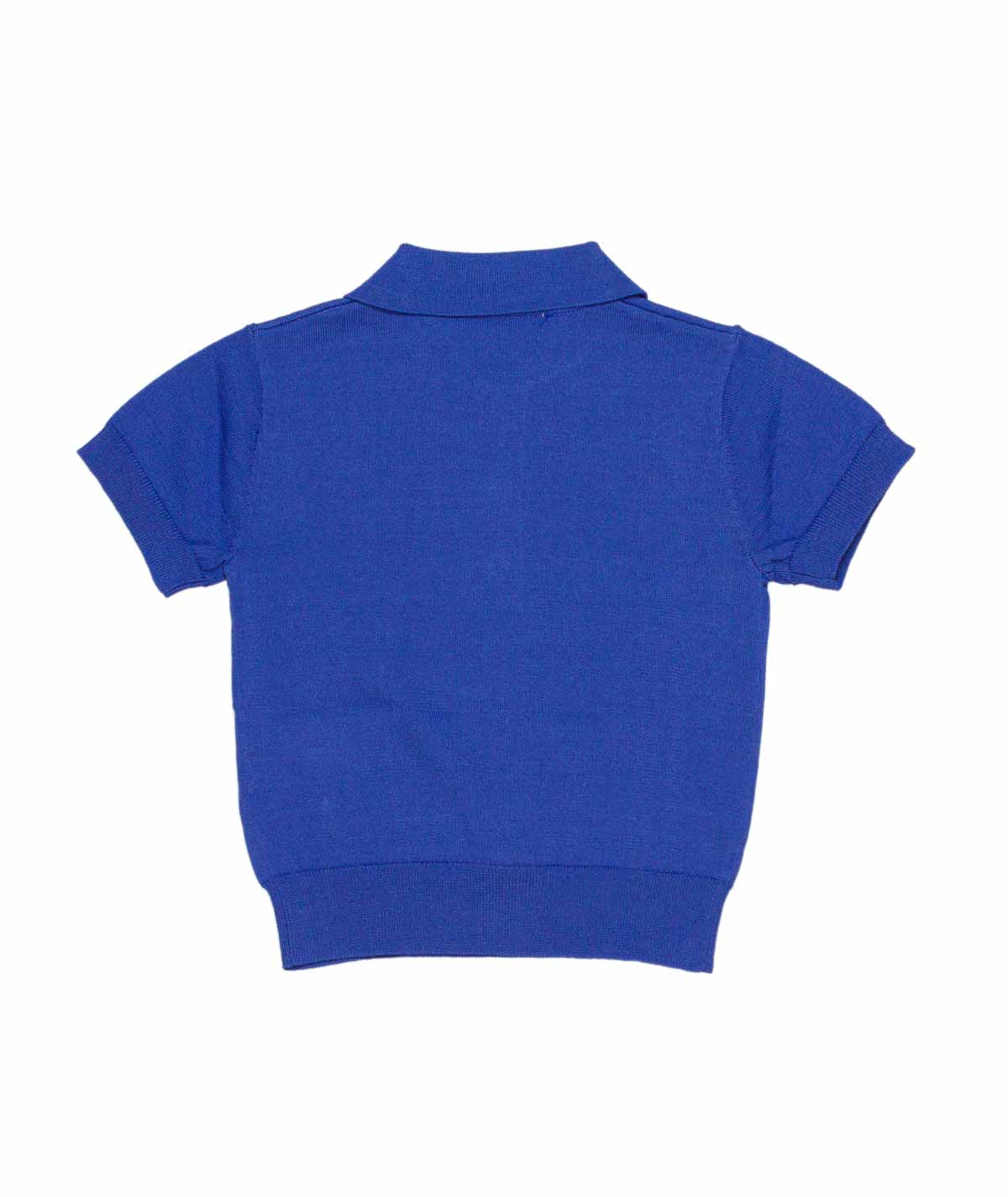 MANUEL RITZ Maglia Polo Boy Manica Corta Bluette Primavera-Estate