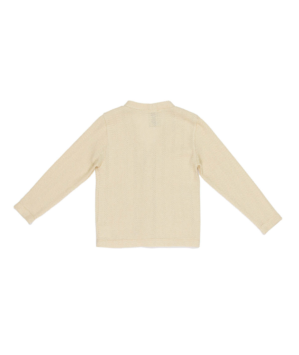 MANUEL RITZ Cardigan Boy Filo Ecrù Primavera-Estate