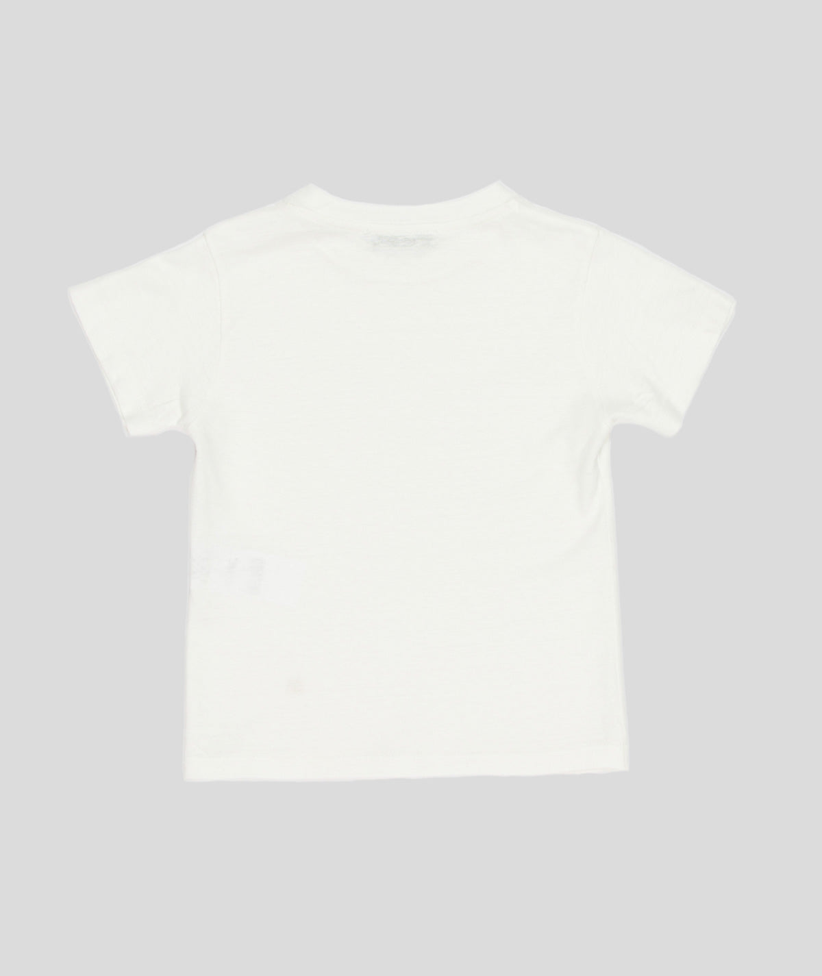 MANUEL RITZ T-Shirt Boy Girocollo Misto Lino Color Gesso