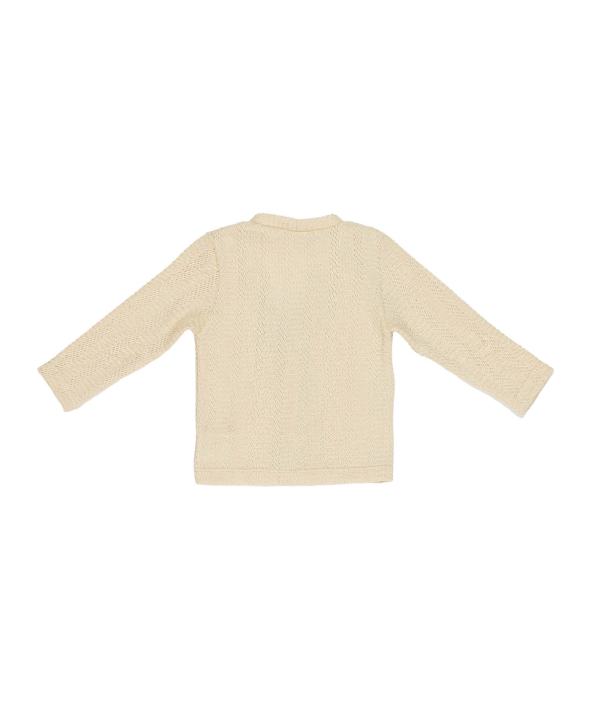 MANUEL RITZ Cardigan Baby Filo Ecrù Primavera-Estate