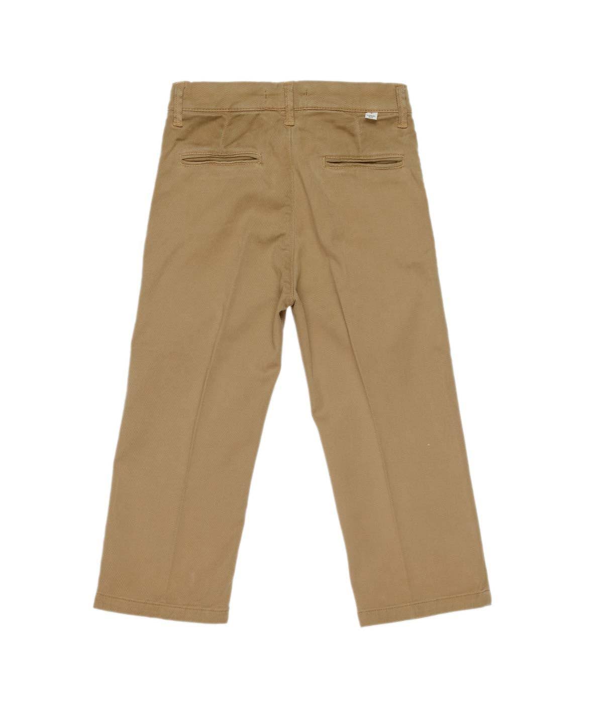 MANUEL RITZ Pantalone Chino Boy Cammello Autunno-Inverno