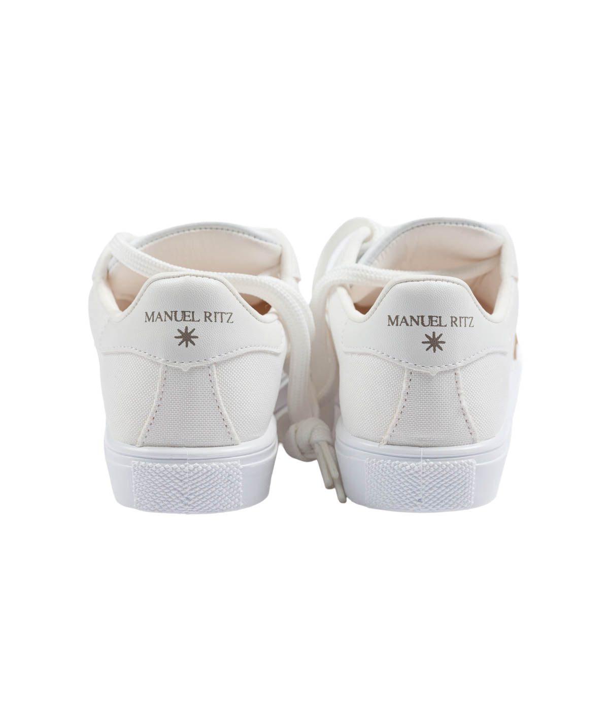 MANUEL RITZ Sneakers Boy Pelle Bianco Primavera-Estate