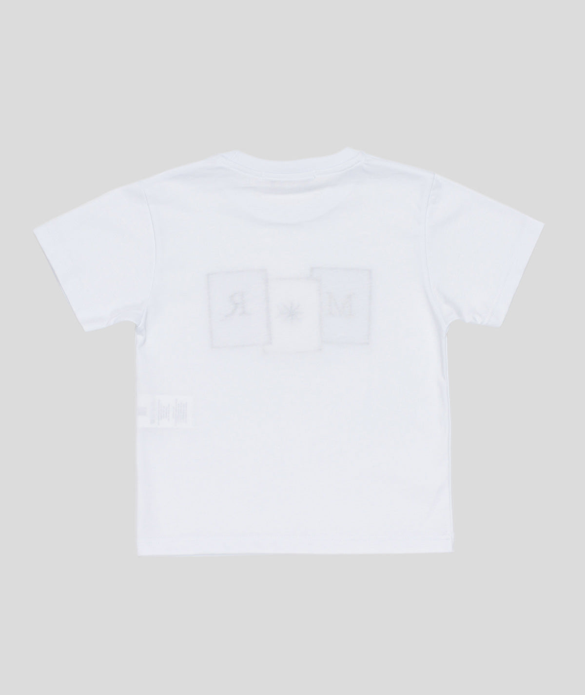 MANUEL RITZ T-Shirt Boy Cotone Bianco-Beige-Marrone Primavera-Estate