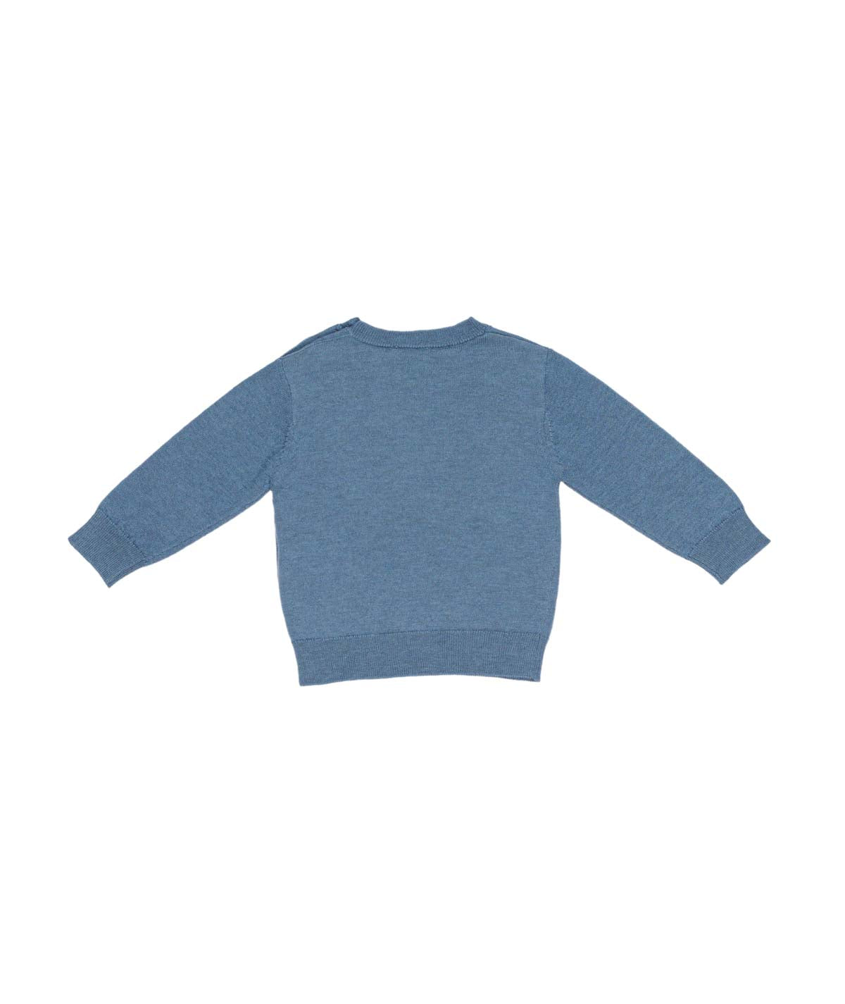 MANUEL RITZ Maglia Girocollo Baby Azzurro Polvere Autunno-Inverno