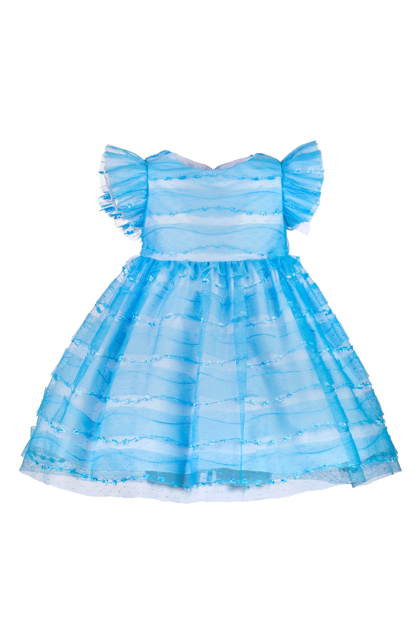 ELSY Baby Abito Tulle Turchese Primavera-Estate
