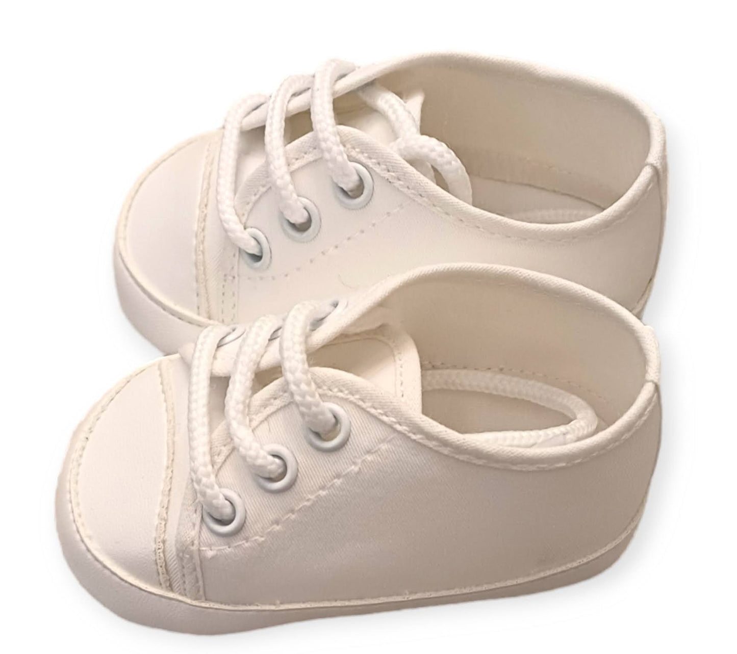 COLORICHIARI Scarpine Sneakers Bianche in Tessuto e Pelle Primavera-Estate