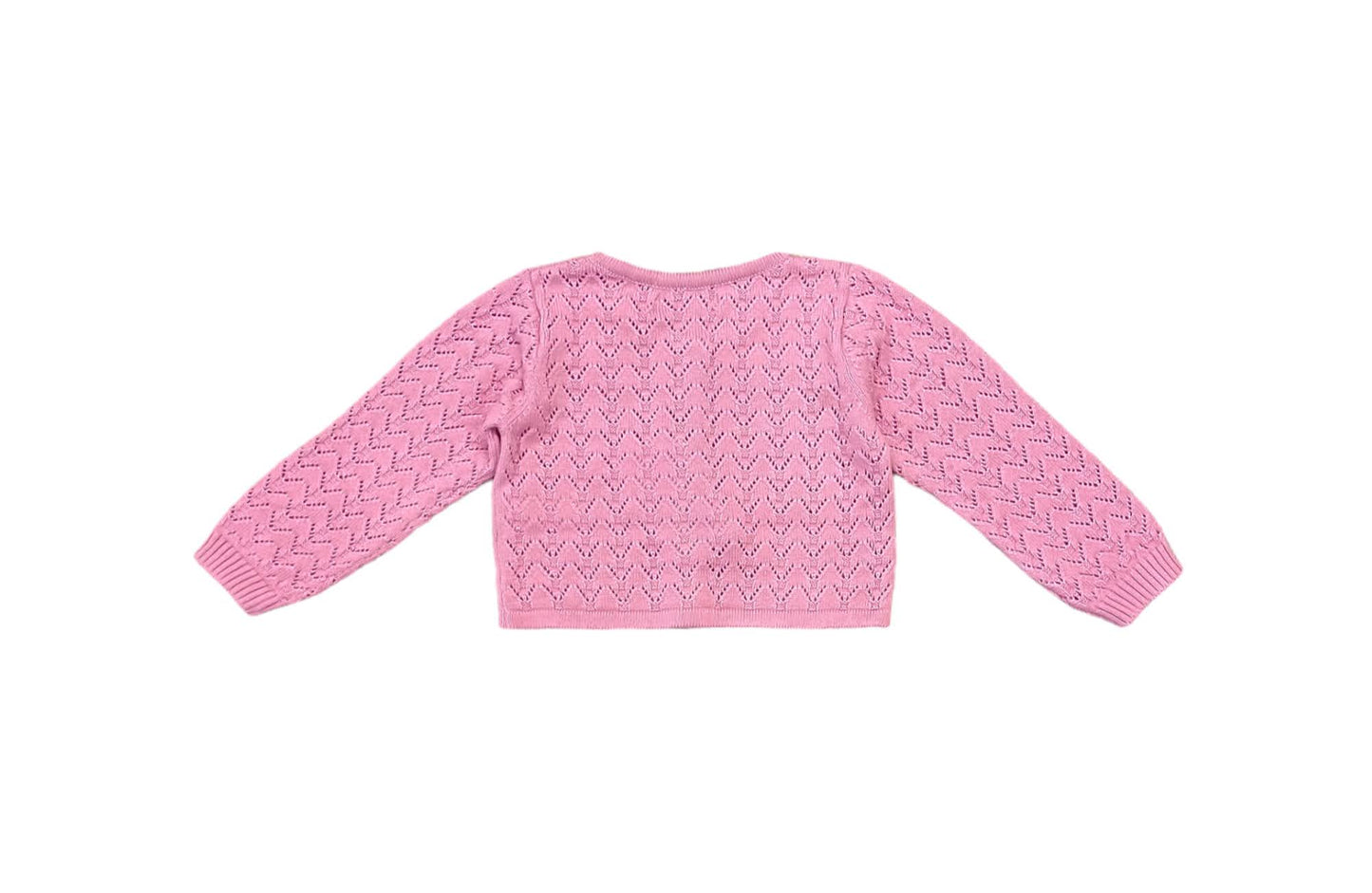 MALVI & CO. Giacca in Filo di Cotone con Traforo Peonia Primavera-Estate