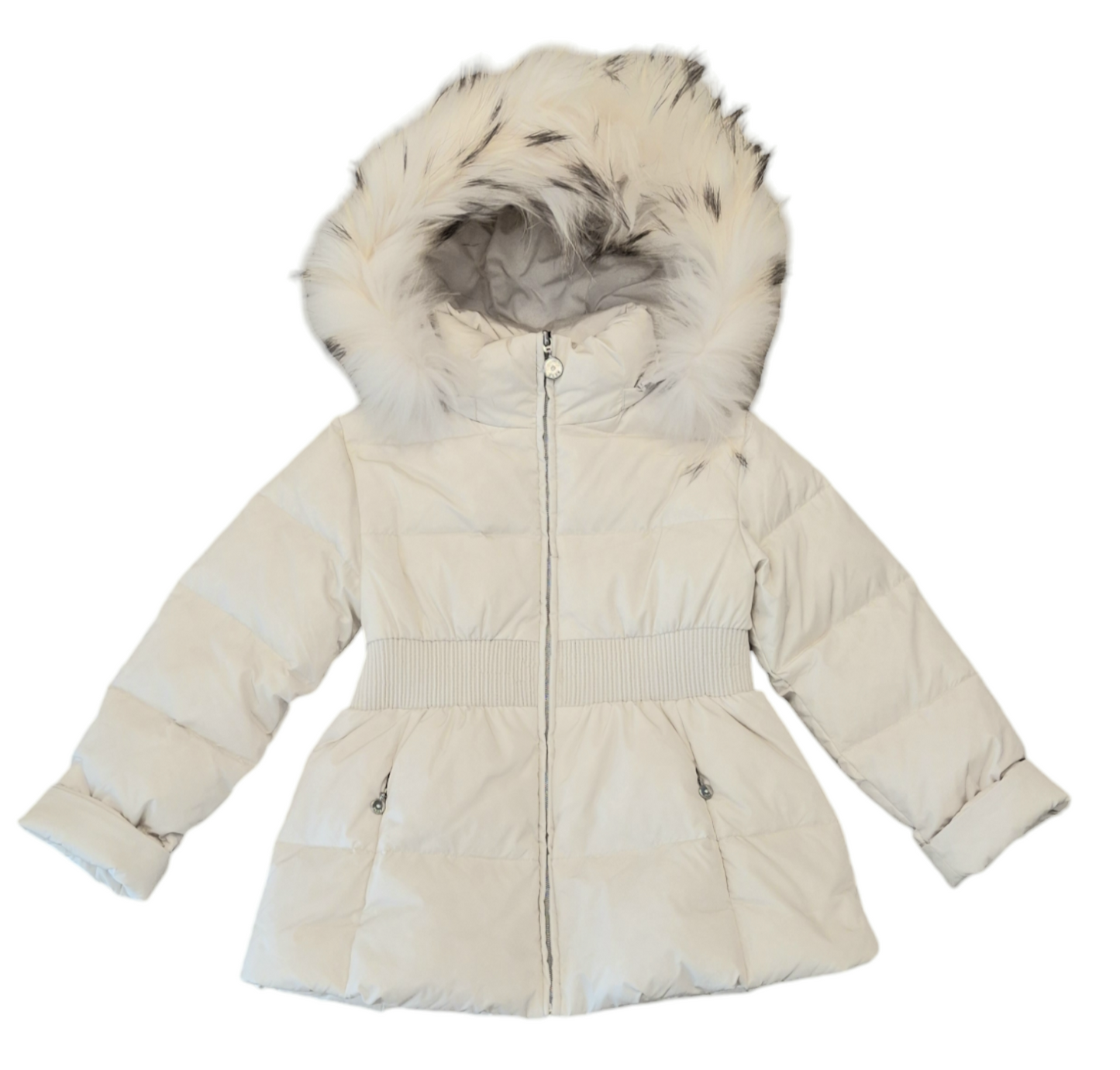 ELSY Giaccone con Cappuccio Vera Piuma