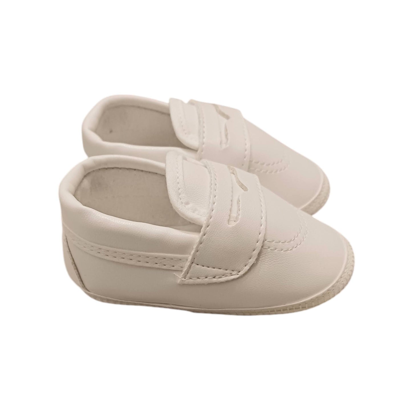 COLORICHIARI Scarpina Mocassino Baby Pelle Bianco Primavera-Estate