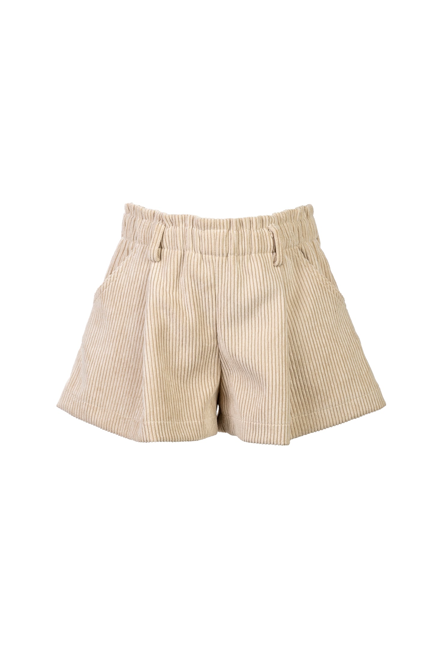 ELSY Bambina Shorts Velluto a Coste Ecrù Autunno-Inverno