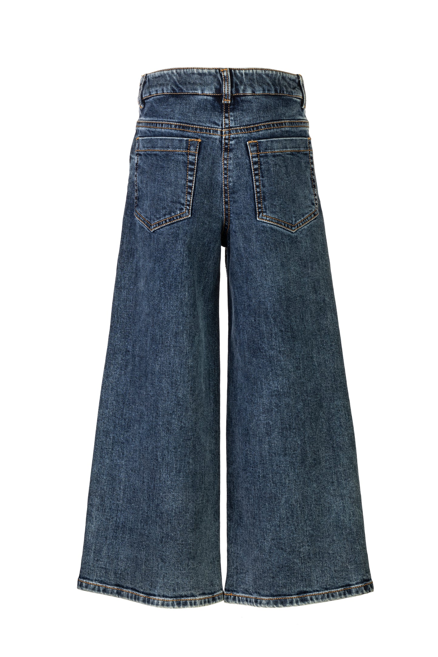 ELSY Girl Pantalone Denim Blu Scuro con Strass Autunno-Inverno