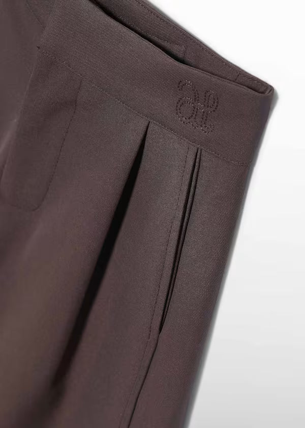 ABEL & LULA Pantalone Twill Tortora Autunno-Inverno