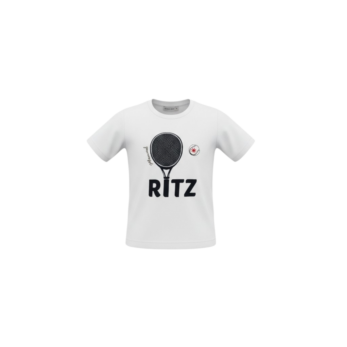 MANUEL RITZ T-Shirt Boy Color Gesso-Blu Primavera-Estate
