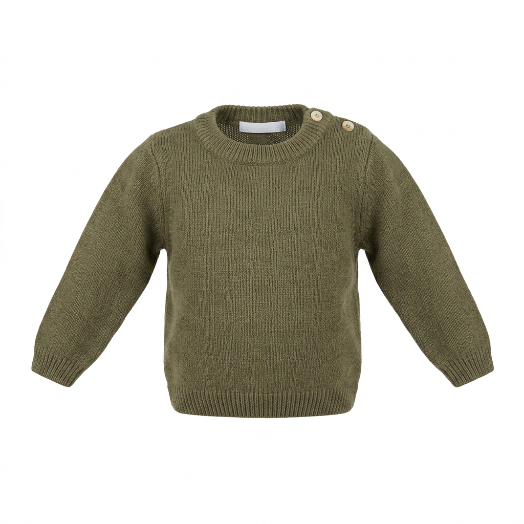 COCCODE' Pullover in Tricot Verde Drago Autunno-Inverno