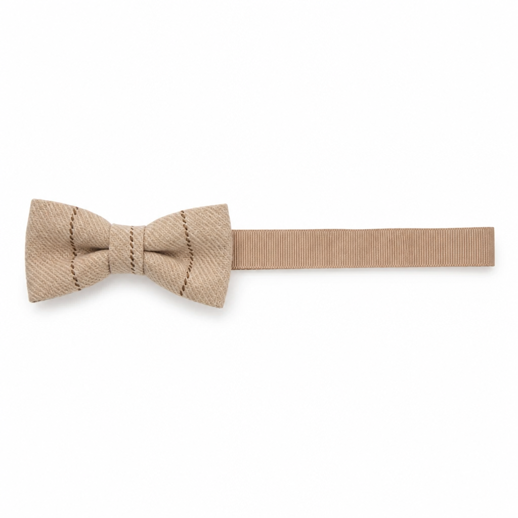 MANUEL RITZ Papillon Boy Gessato Beige Autunno-Inverno