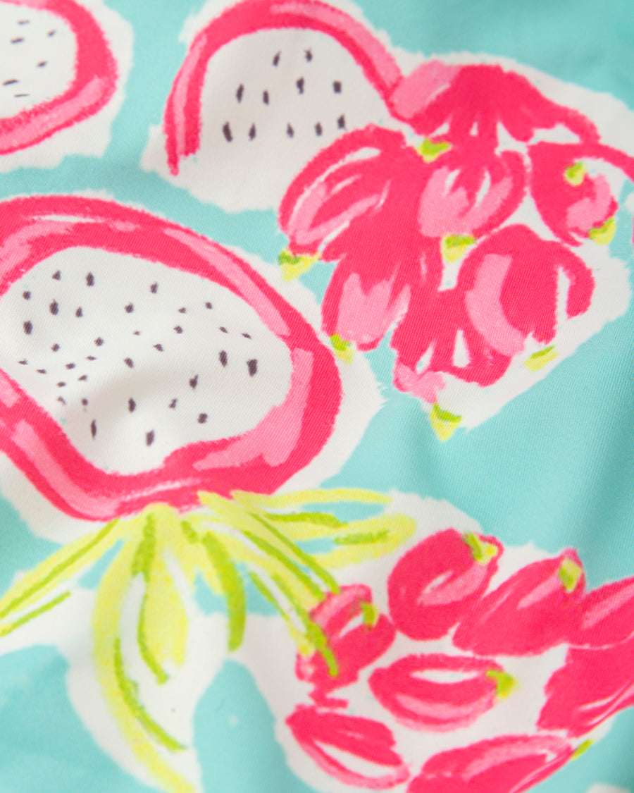 TUTTO PICCOLO Costume Intero Fantasia Pitaya Acquamarina-Fucsia Primavera-Estate