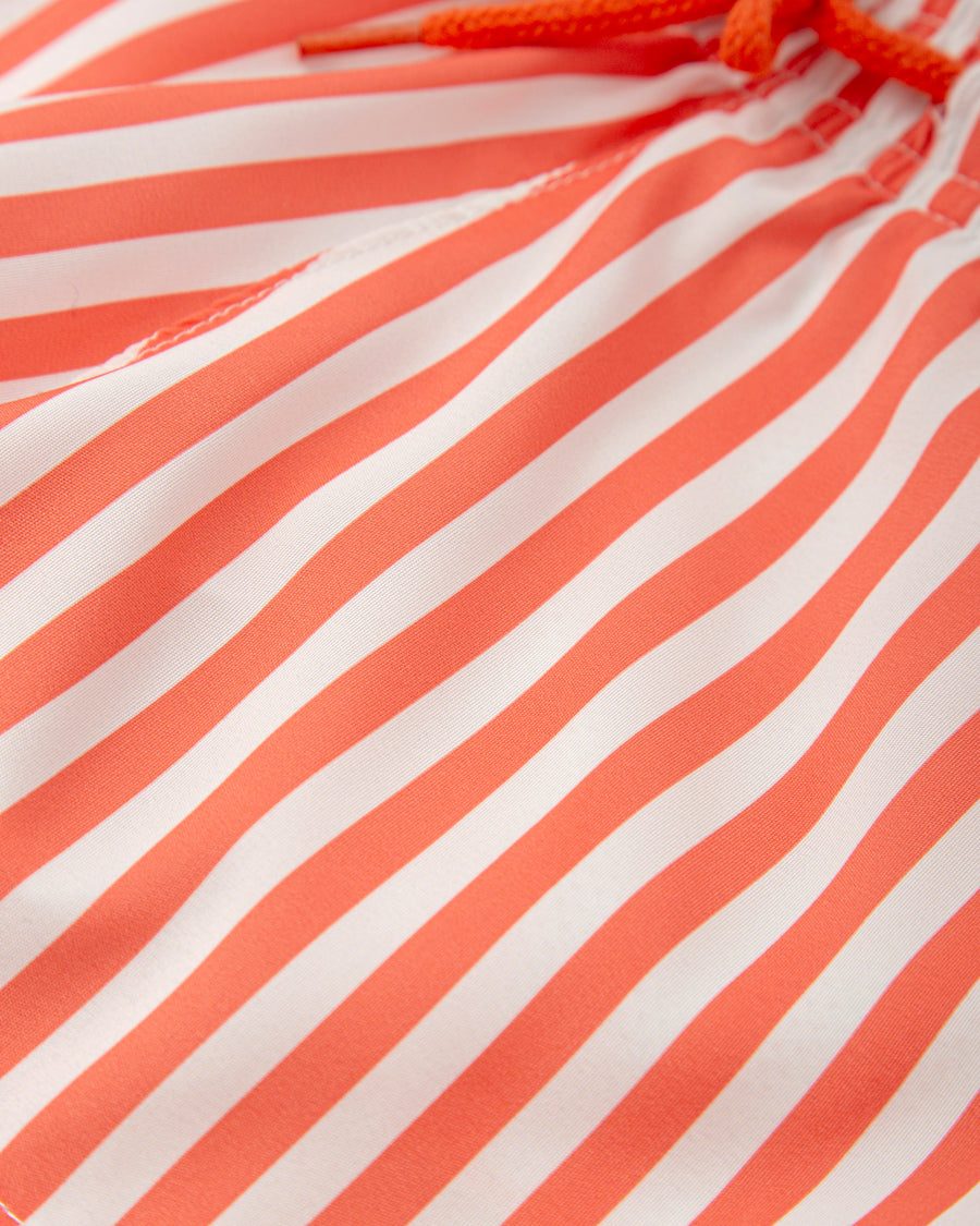 TUTTO PICCOLO Costume Boxer Righe Bianco-Corallo Primavera-Estate