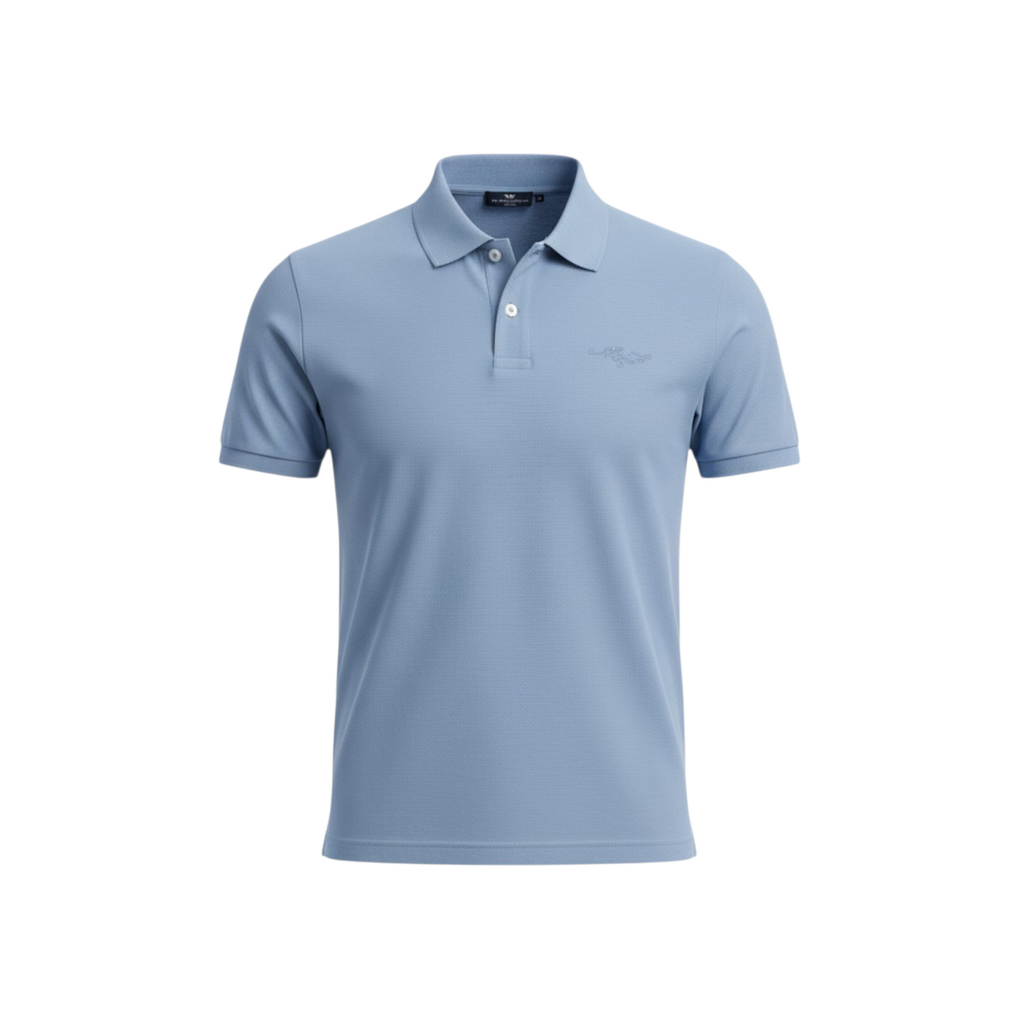 MANUELL & FRANK Polo Boy Cotone Color Cielo Primavera-Estate