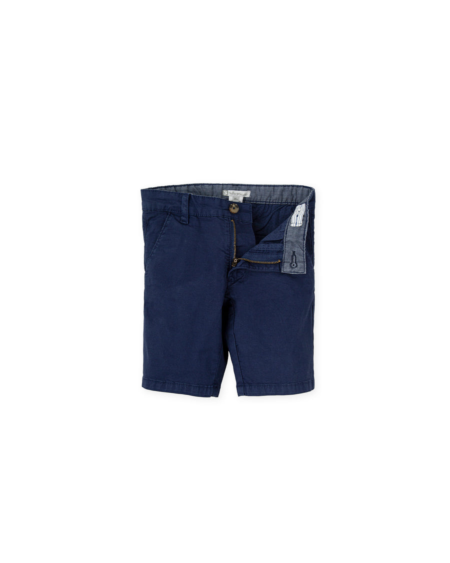 TUTTO PICCOLO Bermuda Cotone Blu Marino Primavera-Estate