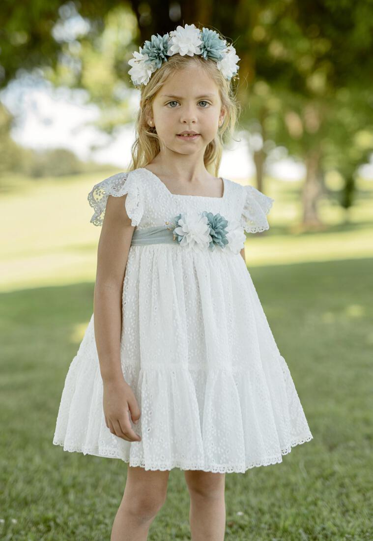 Cerimonia Primigi Vestiti Bambina Abito Bimba Pizzo Sangallo Abiti