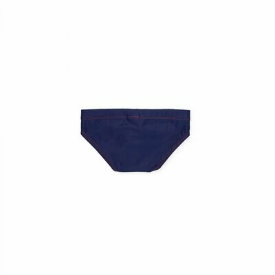 ALL SMALL Boy Blue & White Striped Swim Briefs