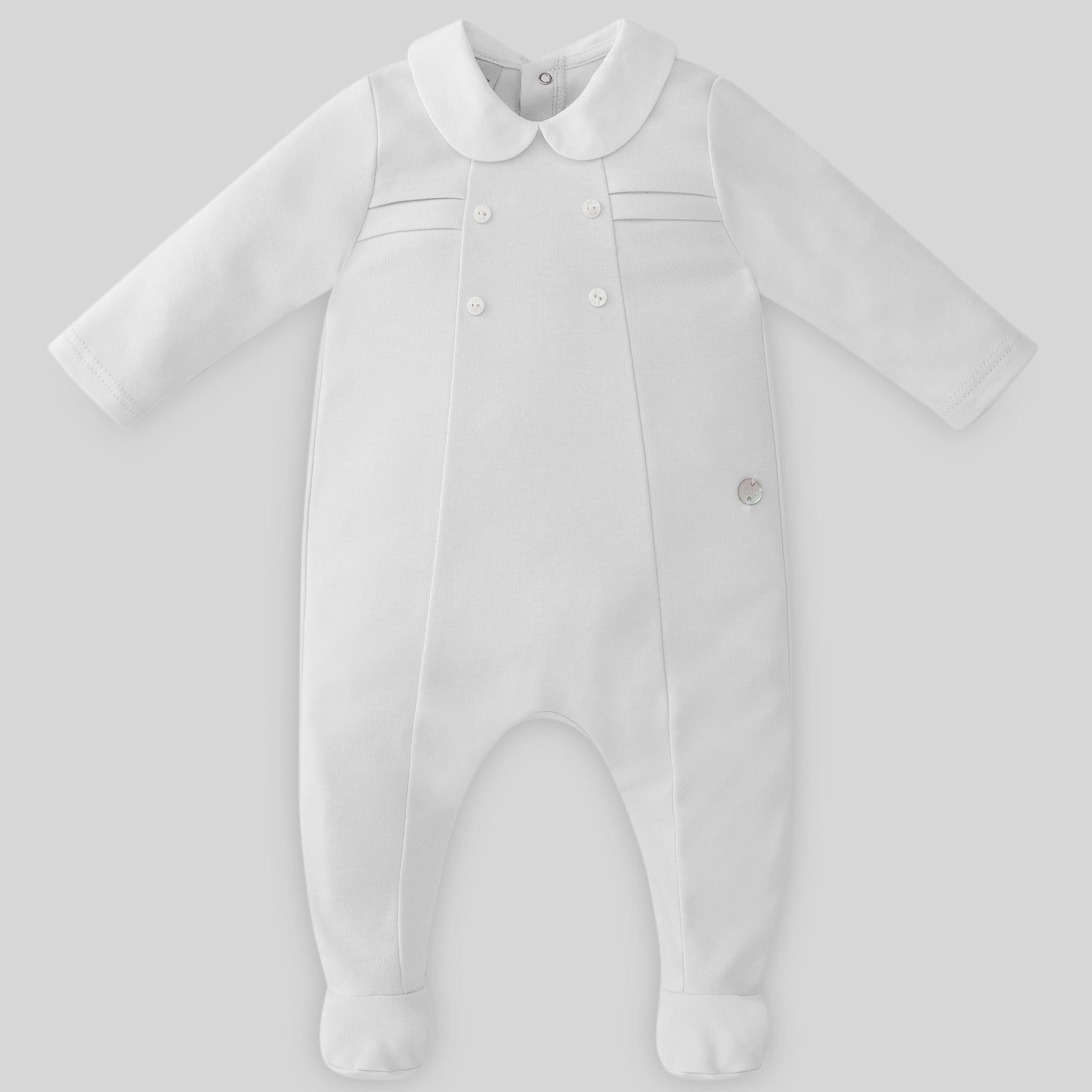 PAZ RODRIGUEZ Tutina Intera Cotone Panna Primavera-Estate