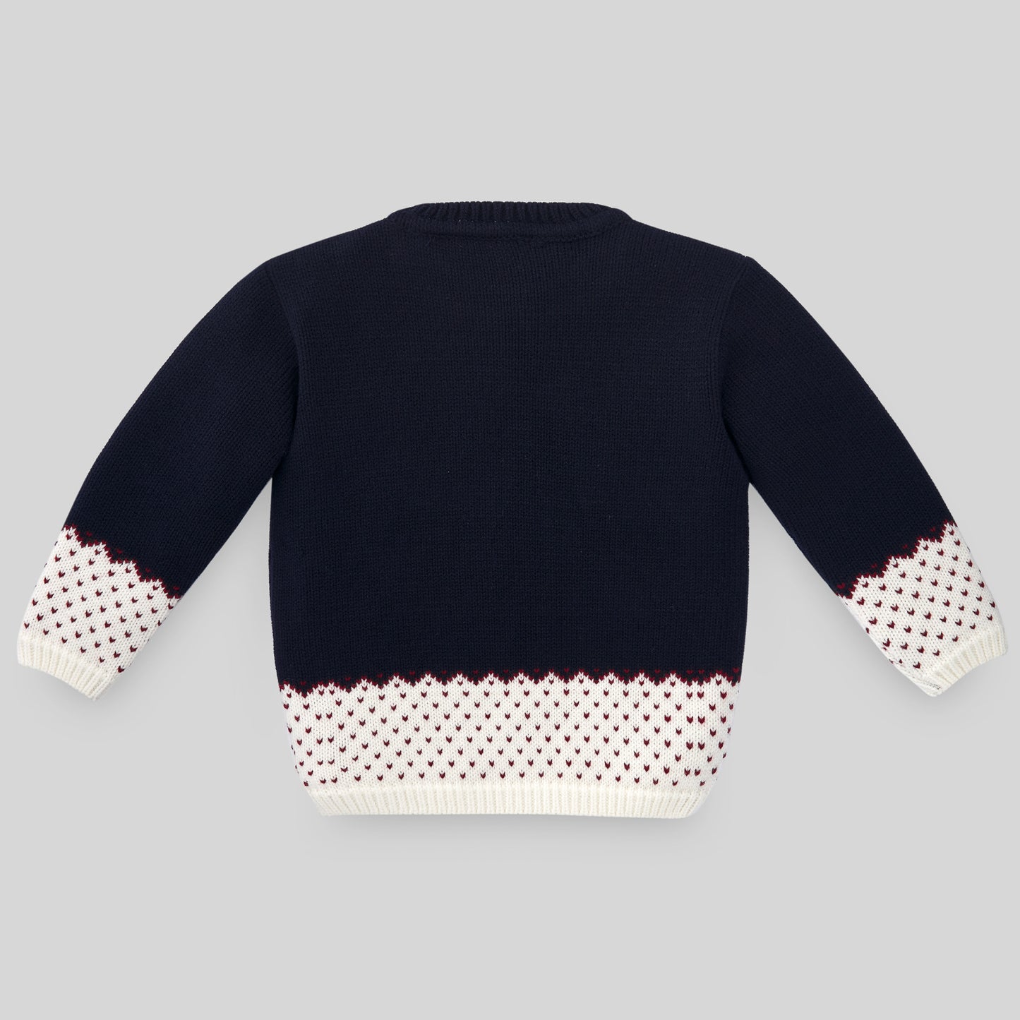 PAZ RODRIGUEZ Blue-white-red sweater