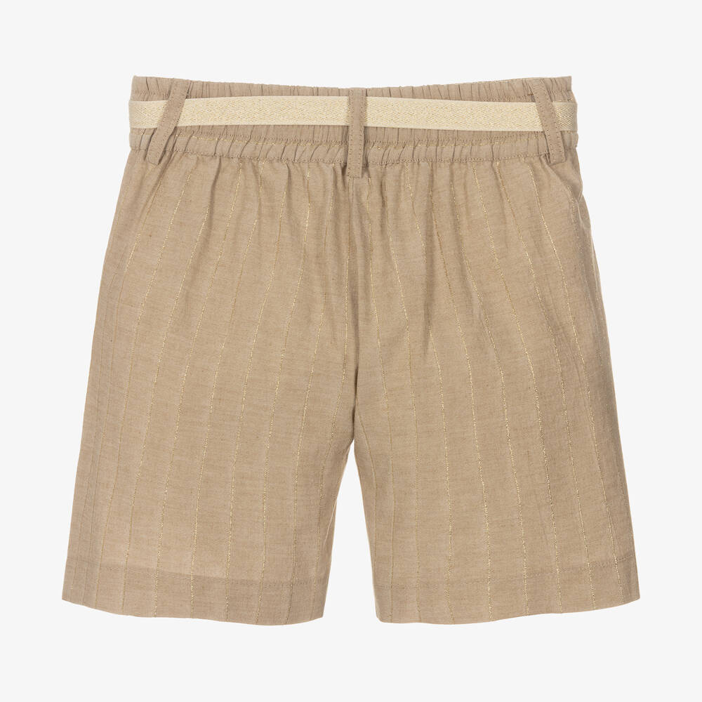ELSY Girl Shorts Gessato Beige-oro