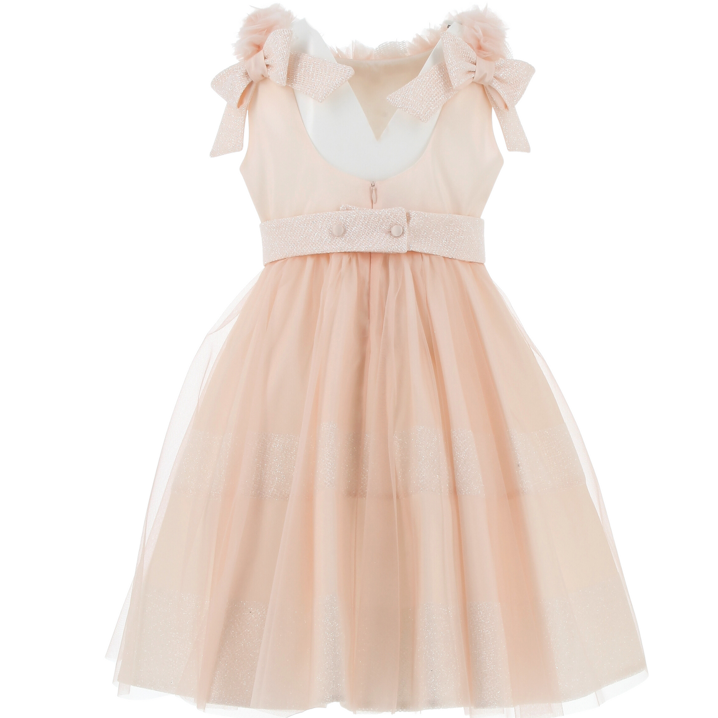 COLORICHIARI Abito Cerimonia Rosa Corallo