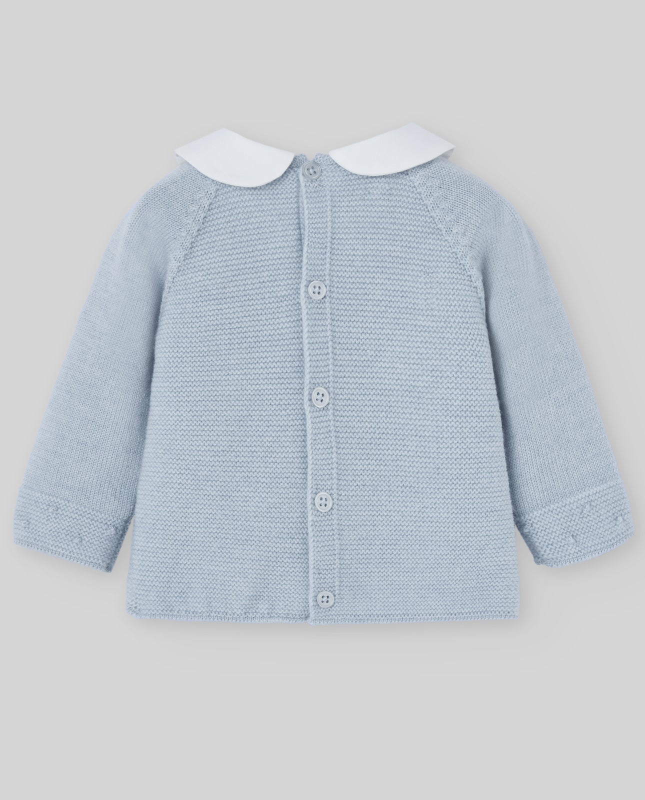 PAZ RODRIGUEZ Tutina 2 pezzi con Cappellino lana merino Extrafine Azzurro Autunno-Inverno