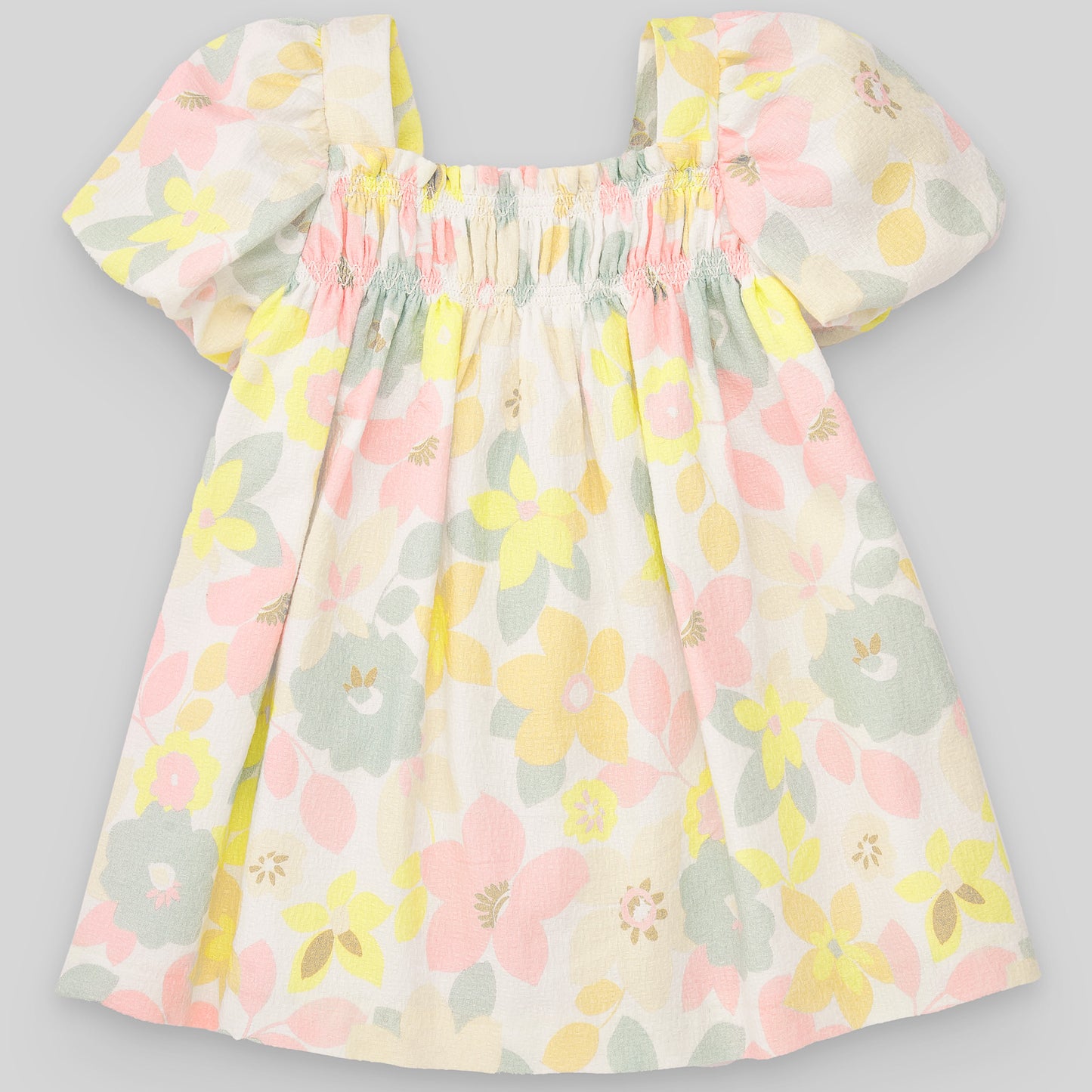 PAZ RODRIGUEZ Multicolored Flower Patterned Cotton Dress