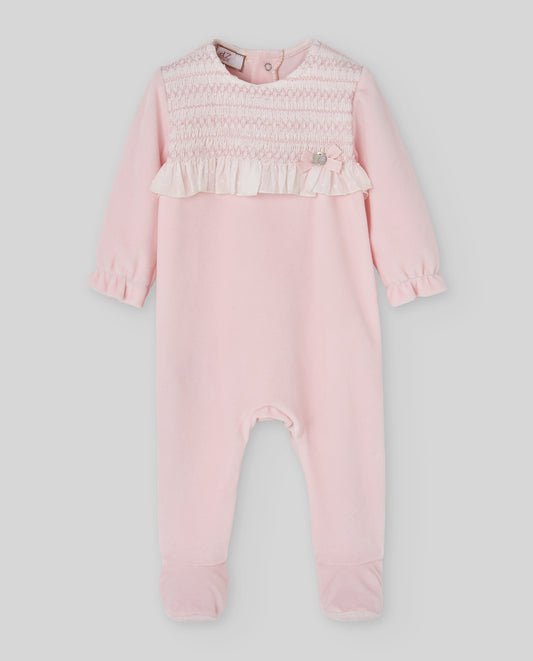 PAZ RODRIGUEZ Tutina Ciniglia Rosa-Panna Autunno-Inverno